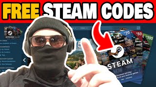 How YOU can get FREE Steam Gift Cards 🎮 Free 100 Steam Gift Card Codes 💳 EASY METHOD [upl. by Eanehs]