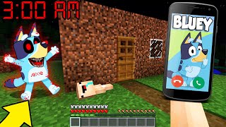 QUIEN LLAMO A BEBE NOOB A LAS 3 AM ¿BLUEY  MINECRAFT ROLEPLAY [upl. by Baird]