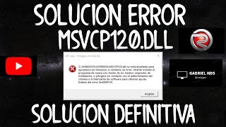 Error falta msvcp120dll para pc en Windows 7810 SOLUCIÓN DEFINITIVA RGC 2020 Fácil Y Rápido [upl. by Dalila244]