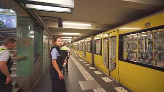 Germany Berlin UBahn ride from Bülowstraße to Wittenbergplatz walk [upl. by Barrington]