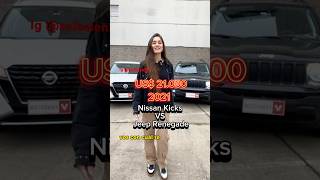 Nissan kicks VS Jeep Renegade 🚗 [upl. by Roxanna]