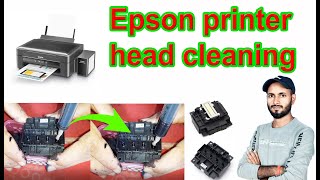 Epson printer head cleaning  epson printer head repair  epson printer clean nozzle head [upl. by Zsa Zsa]