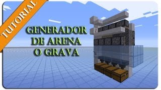 Generador de Arena y Grava 100 automático snapshot 14w06b [upl. by Anaujait]