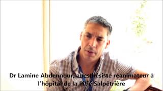 Dr Lamine Abdennour anesthésisteréanimateur à lhôpital de la Pitié Salpêtrière [upl. by Yltnerb]