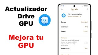 😱BRUTAL ACTUALIZADOR DRIVER GPU PARA XIAOMI  MEJORA TU GPU [upl. by Armmat715]