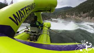 Rafting Kootenai Falls Montana  CREATURE CRAFT Rescue Boats [upl. by Nwahsyt]