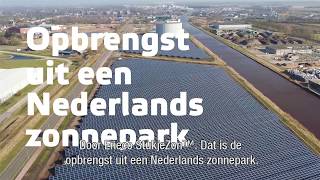 Eneco StukjeZon™ opbrengst uit een Nederlands zonnepark [upl. by Sicnarf432]