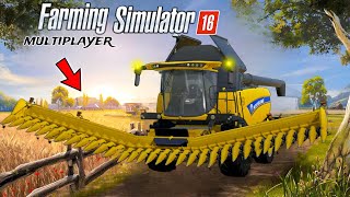 Fs 16 multiplayer  Farming Simulator 16 Harvesting Corn amp Wheat  timelapse fs16 [upl. by Morette954]