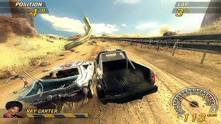 FlatOut 2  Special racing desert cup Career walkthrough part 12 [upl. by Neersin670]