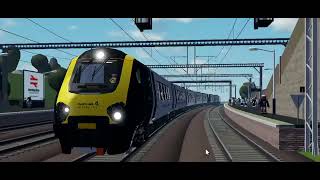 british railway roblox in a 221 [upl. by Nylekoorb]