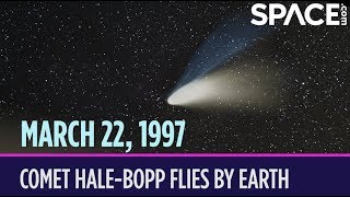 OTD in Space – March 22 Comet HaleBopp Flies by Earth [upl. by Glaser]