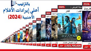 بالترتيب أعلي إيرادات الأفلام الأجنبية 2024  الافلام الاجنبية الأكثر مشاهدة 2024 [upl. by Lapham]