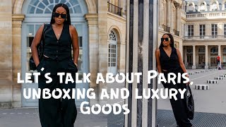 Let’s Talk About Paris Unboxing amp The Guilt That I have When I Buy Luxury Goods [upl. by Aletsirc345]