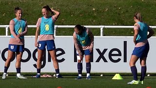 Lionesses train at St Georges Park ahead of Germany friendly [upl. by Virg]