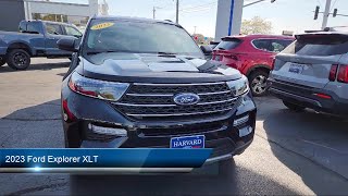 2023 Ford Explorer XLT Harvard Woodstock Belvedere Beloit Rockford [upl. by Yeca]