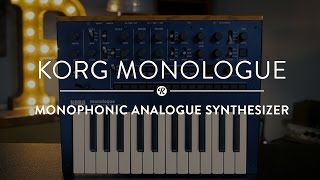 Korg Monologue  Reverb Demo Video [upl. by Rasia]