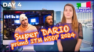 WSOP 24 Recap DAY 4  Primo ITM di Super Dario Sammartino alle WSOP 2024 poker [upl. by Jeannine]