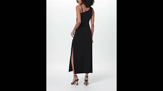 The Drop Womens Lupita Draped OneShoulder Maxi Dress  for shop link in description [upl. by Ardnuasak]