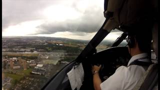 Landing Glasgow RW 23 [upl. by Oinigih730]