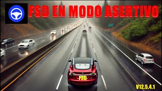 FSD 1254MODO ASERTIVO COMO SE COMPORTA BAJO LA LLUVIA  FSD ASSERTIVE MODE HOW DOES IT PERFORM [upl. by Ecydnarb945]