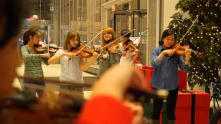 Flash Mob at the Bank of America Tower  CMC  NY  Chamber Music at Its Best [upl. by Wagner407]