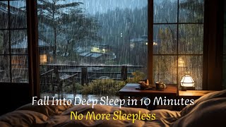 🔴 柔らかな雨の音睡眠とリラクゼーションのための自然なホワイトノイズで5分で眠りにつく 001 [upl. by Ynehpets380]