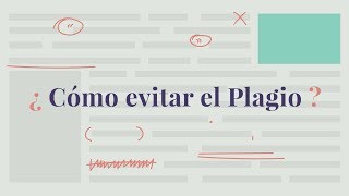 Qué es plagiar y cómo evitar el plagio [upl. by Ellener591]