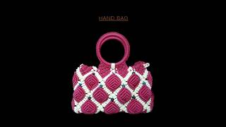 Handmade bags handcraft crochet stylish fashion [upl. by Naesed]