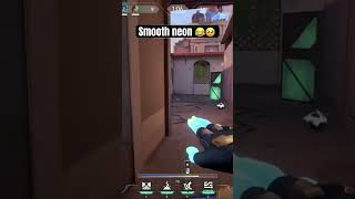 Smooth neon 😂🥹🥹 must watch 🙏 valorant valorantclips gaming valorantgaming riotgames valo [upl. by Oranneg]