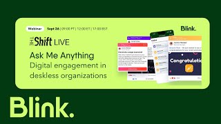 The Shift LIVE Ask Me Anything on creating digital engagement in deskless organizations [upl. by Yelsnik]