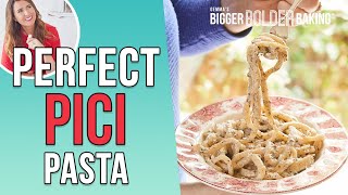 Easy HandRolled 4Ingredient Pici Pasta [upl. by Htenek984]