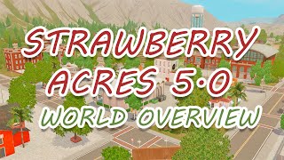 UPDATED SAVE FILE Strawberry Acres 50 The Sims 3  World Overview [upl. by Leakim]