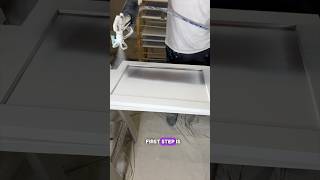 How to paint kitchen cabinets in 46 seconds [upl. by Norahs]