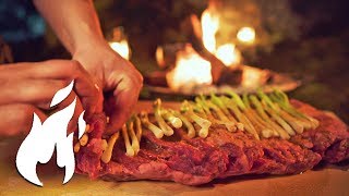 RIESEN STEAK Rolle amp frittiertes BBQKäseBrot 🔥🔥🔥 [upl. by Lammond]