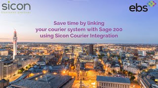 Sicon amp EBS demonstration Sicons Courier Integration [upl. by Rocco]