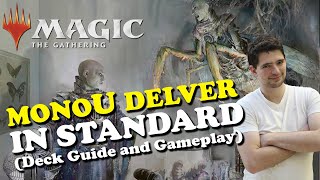 MTG  MONO U DELVER IN STANDARD DECK GUIDE AND GAMEPLAY  MAGIC THE GATHERING [upl. by Rayburn]