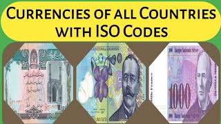 Currencies From 106 Countries Of The World  General Knowledge [upl. by Nivan]