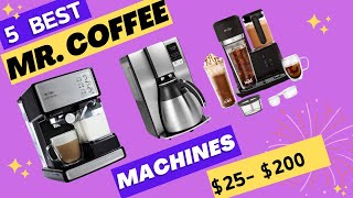 5 Best Mr Coffee Machines Under 200 [upl. by Ennovyhs]