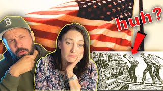 AUSTRALIAN HUSBAND AND WIFE REACT TO STORY OF THE STAR SPANGLED BANNER US AnthemPowerful [upl. by Calloway161]