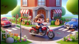 The Motorcycle Song  Nursery Rhymes amp Kids Songs [upl. by Aldon346]