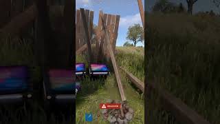 Raiding bases in Rust DAY 2  SEBBY K style rust shorts funny [upl. by Ecarret]