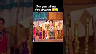 Great princesses of the Aryavart shorts trending viralvideo mahabharat song poojasharma [upl. by Rehpetsirhc]