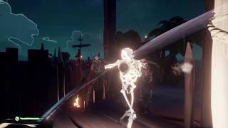 Sea of Thieves Skeleton gunpowders event on a skeleton fort  gameplay [upl. by Avram]