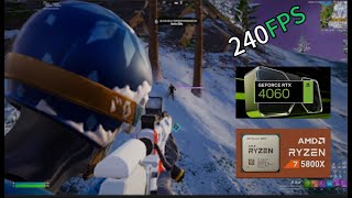 RTX 4060  Ryzen 7 5800x Fortnite Chapter 5  Solos  Performance mode [upl. by Nadia608]