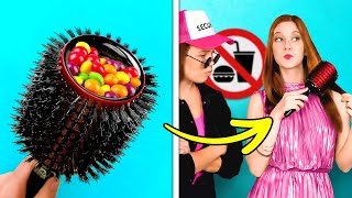 HOW TO SNEAK FOOD FROM ANYONE  Clever Food Hacks And Awkward But Funny Situations [upl. by Nylassej263]