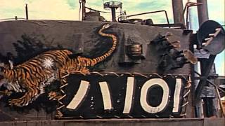 Activity aboard captured Japanese submarines at Japanese Naval Base Yokosuka JaHD Stock Footage [upl. by Sicular864]