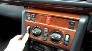 1991 MercedesBenz 230 E StartUp and Full Vehicle Tour [upl. by Breed]