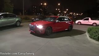 Audi RS4 w Milltek Complete Exhaust System  Start Up Rev Acceleration [upl. by Fillender]