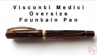 Visconti Medici Rose Sovrano Oversize Fountain Pen [upl. by Engvall291]