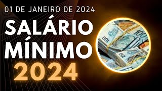 SALÁRIO MÍNIMO 2024 [upl. by Drannel]